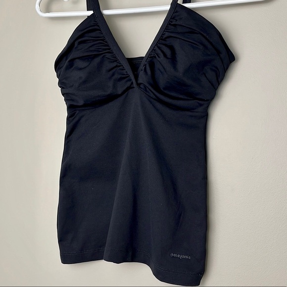 Patagonia Tops - Patagonia V-Neck Ruched Tank Top